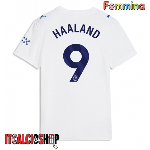 Manchester City Erling Haaland #9 Terza Maglia Femmina 2026-27 Manica Corta
